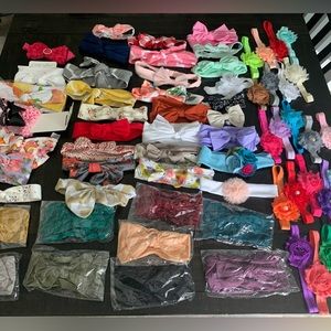 Baby girl headband lot